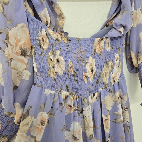 Privy Lavender and Cream Mini  Dress Size M NWT - Picture 7 of 16